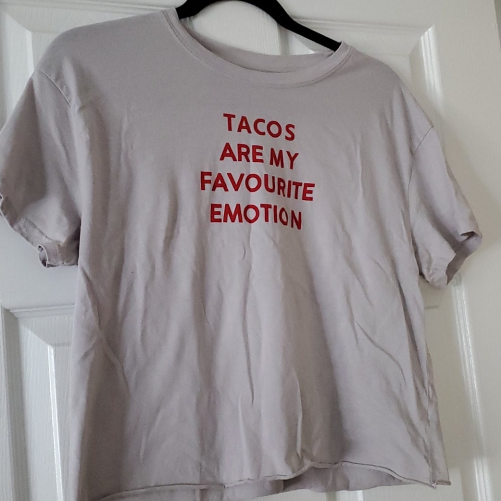 Crop fun tee